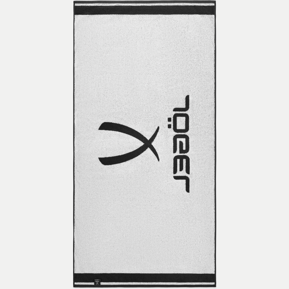 Полотенце спортивное JOGEL ESSENTIAL Towel L, 70х140, черный/белый