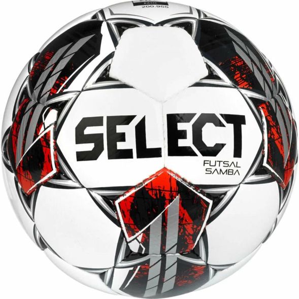 Мяч футзал. SELECT Futsal Samba v22, 1063460009, р.4,FIFA Basic, 32п, ТПУ, руч.сш, бел-кр-черн