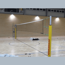 ВОЛЕЙБОЛЬНАЯ СЕТКА - НИТЬ 2.5ММ ЯЧЕЙКА 100Х100 ММ, ВЕРХ 5 СМ