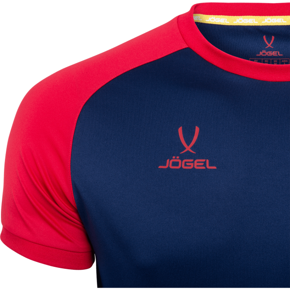 Футболка игровая JOGEL CAMP Reglan Jersey, темно-синий/красный