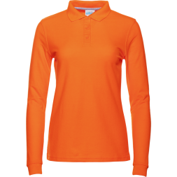 Рубашка поло женская STAN длинный рукав хлопок/полиэстер 185, 04SW