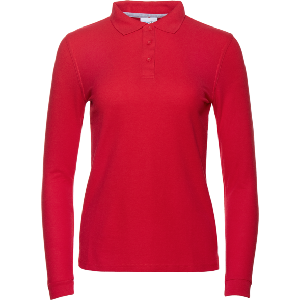 Рубашка поло женская STAN длинный рукав хлопок/полиэстер 185, 04SW