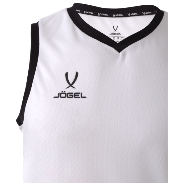 Майка баскетбольная JOGEL CAMP Basic, белый, детский