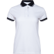 Рубашка поло женская STAN с контрастными деталями хлопок/полиэстер 185, 04CW