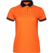 Рубашка поло женская STAN с контрастными деталями хлопок/полиэстер 185, 04CW