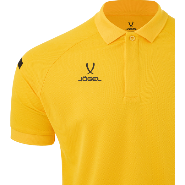 Поло JOGEL CAMP 2 Poly Polo, желтый/черный