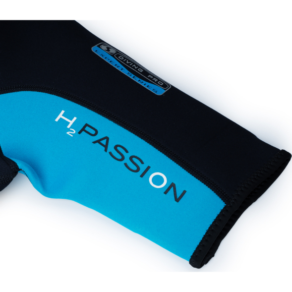 Гидрокостюм для плавания женский SALVAS Shorty Sirene Lady MS0060-M чёрно-голубой