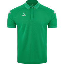 Поло JÖGEL CAMP 2 Poly Polo, зеленый/белый