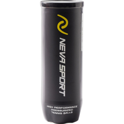 Мяч теннисный NS Team X3, 124009, уп.3 шт,одобр.ITF,фетр, нат.резина,желтый