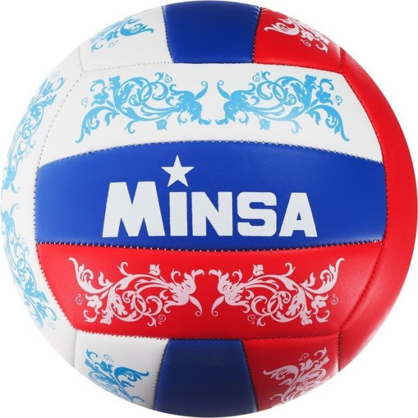 Мяч волейбольный MINSA, ПВХ, машинная сшивка, 18 панелей, р. 5