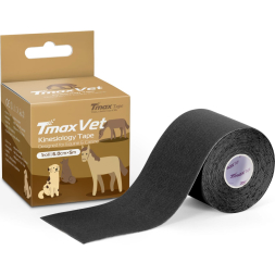 Тейп кинезиологический TMAX Vet 6см x 5м, черный