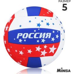 Мяч волейбольный MINSA, ПВХ, машинная сшивка, 18 панелей, р. 5