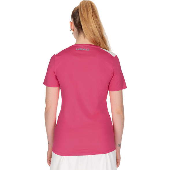 Футболка женская HEAD Club 22 T-Shirt W 814431-WHDB-L, размер L