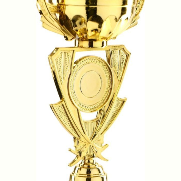 Кубок 182B, зол., подставка пластик, 24 × 12 × 8.3 см