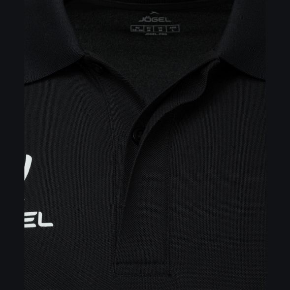 Поло JOGEL CAMP 2 Poly Polo, черный, детский