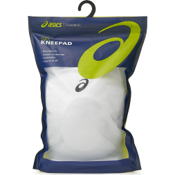 Наколенники ASICS Gel Kneepad 3053A181-100-L, р.L, вискоза, полиэстер, резина, белые