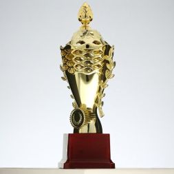 Кубок 184B, зол., подставка пластик, 26 × 11 × 7.5 см