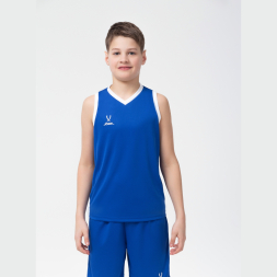 Майка баскетбольная JÖGEL CAMP Basic, синий, детский