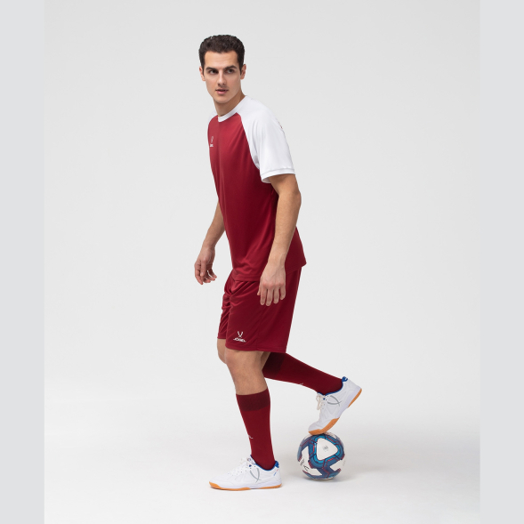 Шорты игровые JOGEL CAMP Classic Shorts, гранатовый/белый