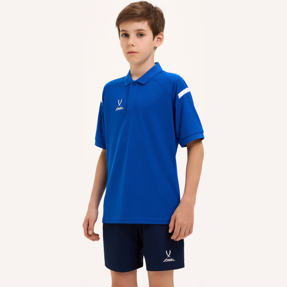 Поло JOGEL CAMP 2 Poly Polo, синий, детский