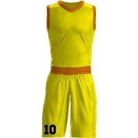 Баскетбольная форма ЭКИПО PLANE Желтый цвет