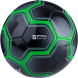 Мяч футбольный JÖGEL Intro №5, черный/зеленый