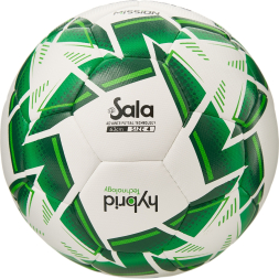 Мяч футзал. VISION MISSION, FS325114 р.4, 32 п. PU, 4 подкл.сл, гибрид.,бело-зелен