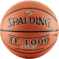 Мяч баскетбольный Spalding PLATINUM TF-1000, размер 7 (артикул: 74-538Z)(Коричневый)