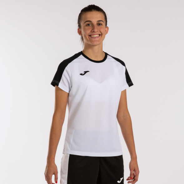Футболка JOMA CAMISETA MANGA CORTA ECO CHAMPIONSHIP BLANCO NEGRO