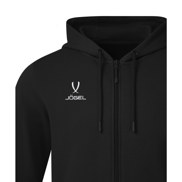 Худи на молнии JOGEL ESSENTIAL Cotton FZ Hoodie, черный