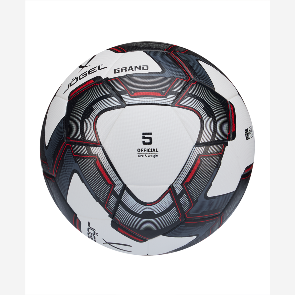 Мяч футбольный JÖGEL Grand №5, белый