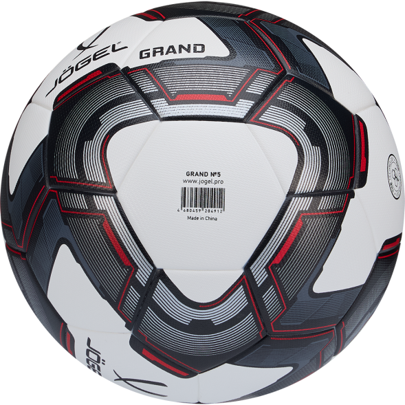 Мяч футбольный JÖGEL Grand №5, белый