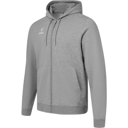 Худи на молнии JÖGEL ESSENTIAL Cotton FZ Hoodie, серый меланж, детский