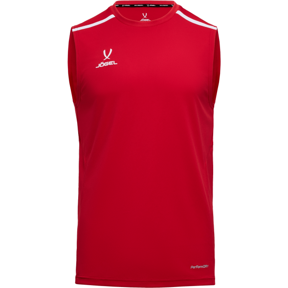 Майка тренировочная JÖGEL DIVISION PerFormDRY Training Sleeveless, красный