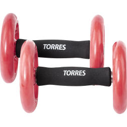 Ролики для пресса TORRES PL52215, пара, до 110 кг