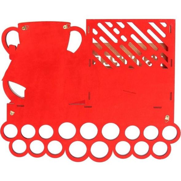 Медальница &quot;Быстрее, выше, сильнее&quot; двухцветная покраска, ламинация, карман, 495х395мм