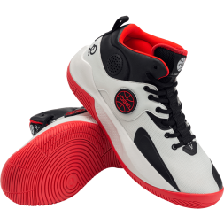 Кроссовки баскетбольные JÖGEL Launch MID, White/black/red