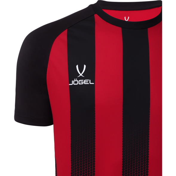 Футболка игровая JOGEL CAMP Striped Jersey, красный/черный