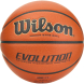 Мяч баск. WILSON Evolution, WTB0516XBEMEA, р.7, микрофибра, бутил. камера, коричневый