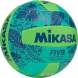 Мяч вол. пляжн. MIKASA BV354TV-GV-GG, синт.кожа (ТПЕ),маш.сш.,18 пан, бут.кам, салатово-синий
