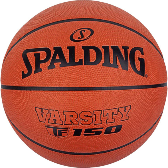 Мяч баск. SPALDING TF-150 Varsity 84325z, р.6, резина, коричнево-черный