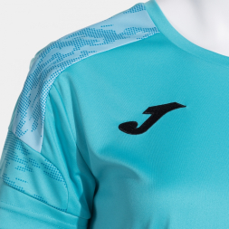 Футболка JOMA CAMISETA MANGA CORTA CHAMPIONSHIP VIII TURQUESA FLÚOR