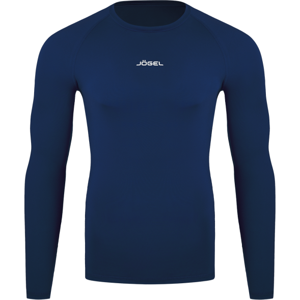 Футболка компрессионная с длинным рукавом JOGEL CAMP PerFormDRY Baselayer LS Tee, темно-синий