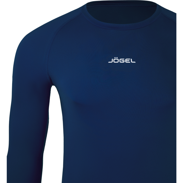 Футболка компрессионная с длинным рукавом JOGEL CAMP PerFormDRY Baselayer LS Tee, темно-синий