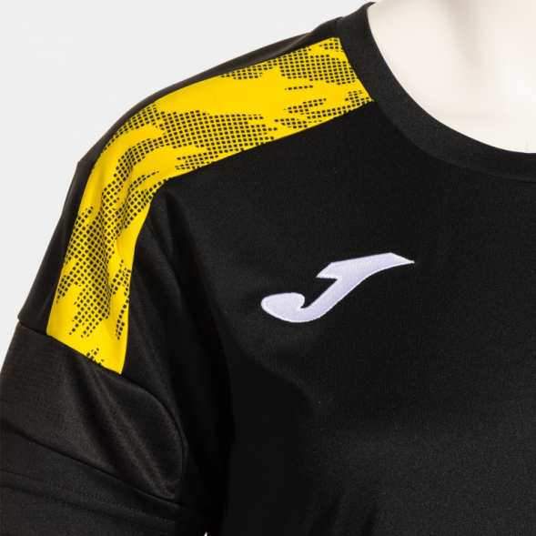 Футболка JOMA CAMISETA MANGA CORTA CHAMPIONSHIP VIII NEGRO AMARILLO