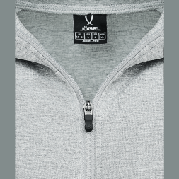 Худи на молнии JÖGEL ESSENTIAL Athlete Hooded FZ Jacket, серый