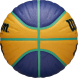 Мяч баск. WILSON FIBA3x3 Replica, WTB1133XB, р.5, резина, бутил. камера, желто-синий