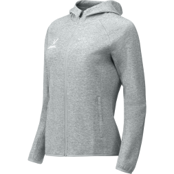 Худи на молнии женское JÖGEL ESSENTIAL Athlete Hooded FZ Jacket W, серый