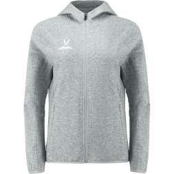 Худи на молнии женское JÖGEL ESSENTIAL Athlete Hooded FZ Jacket W, серый