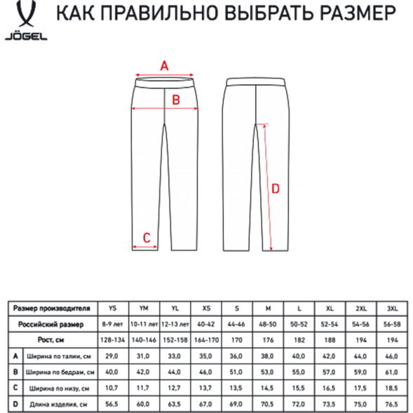 Брюки тренировочные JOGEL CAMP Tapered Training Pants, темно-синий